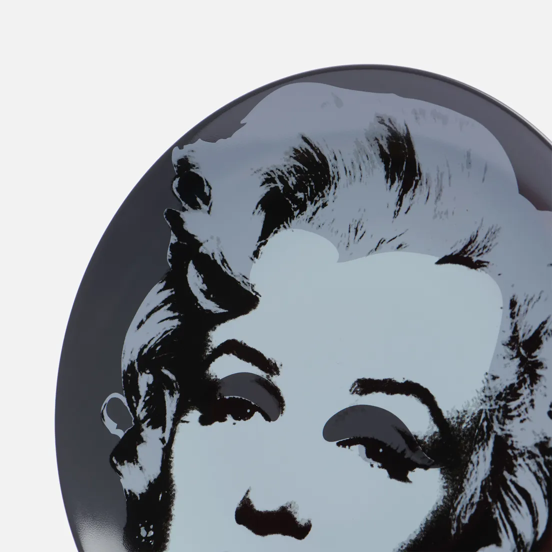 Ligne Blanche Тарелка Andy Warhol Black Marilyn Medium