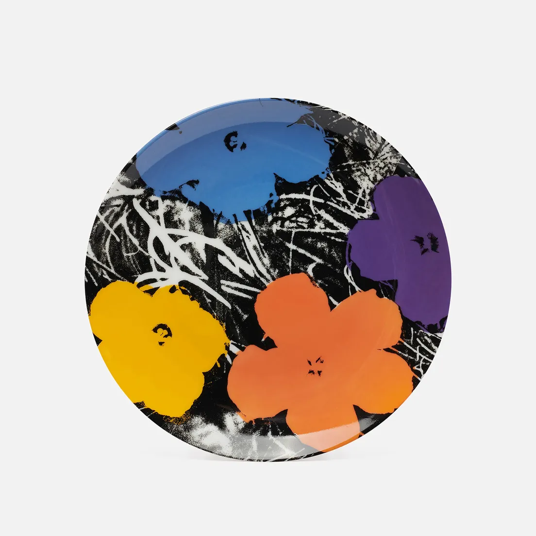 Ligne Blanche Тарелка Andy Warhol Flower Purple Medium