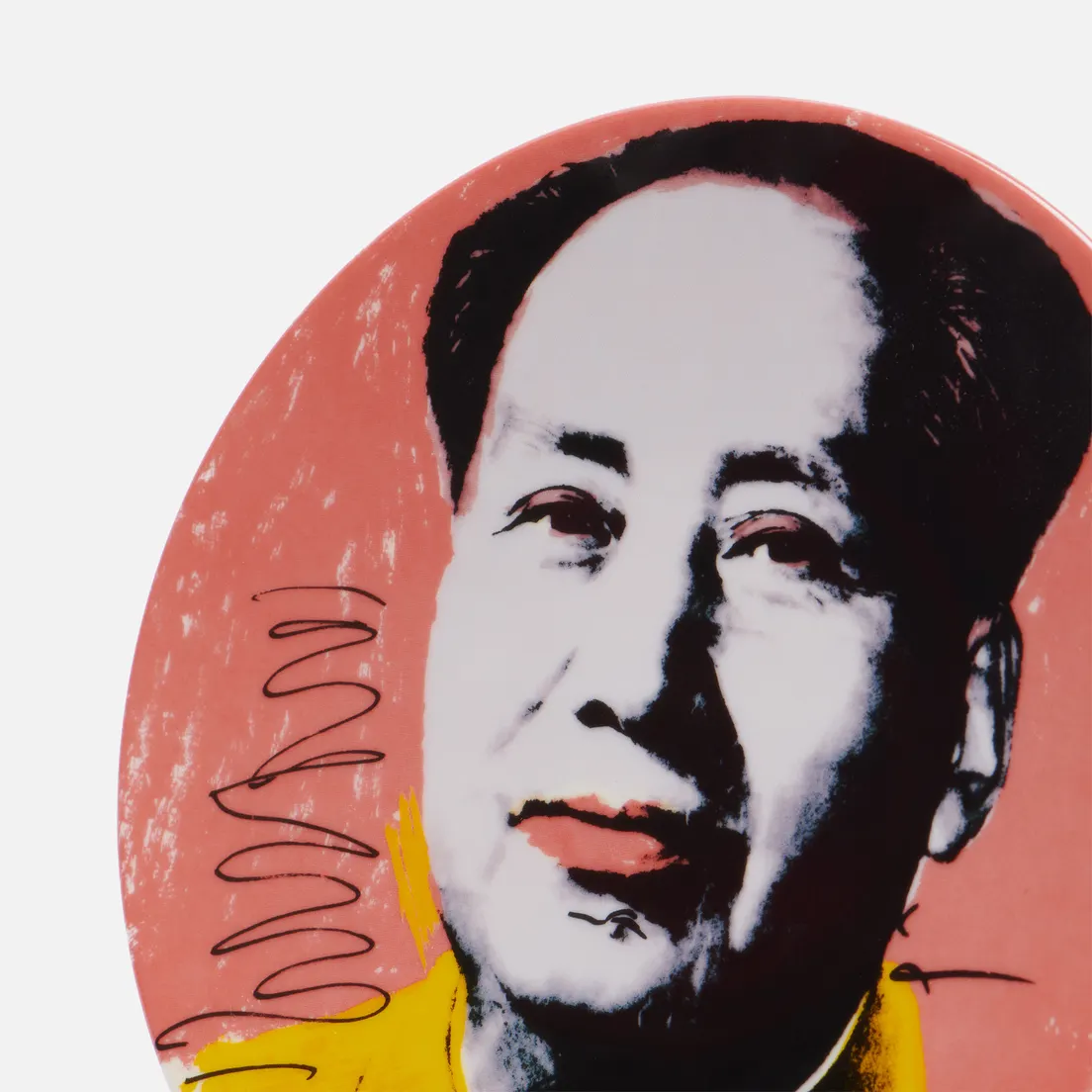 Ligne Blanche Тарелка Andy Warhol MAO Yellow Jacket Medium