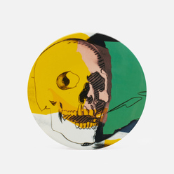 Ligne Blanche Тарелка Andy Warhol Skull Yellow/Pink/Green Medium