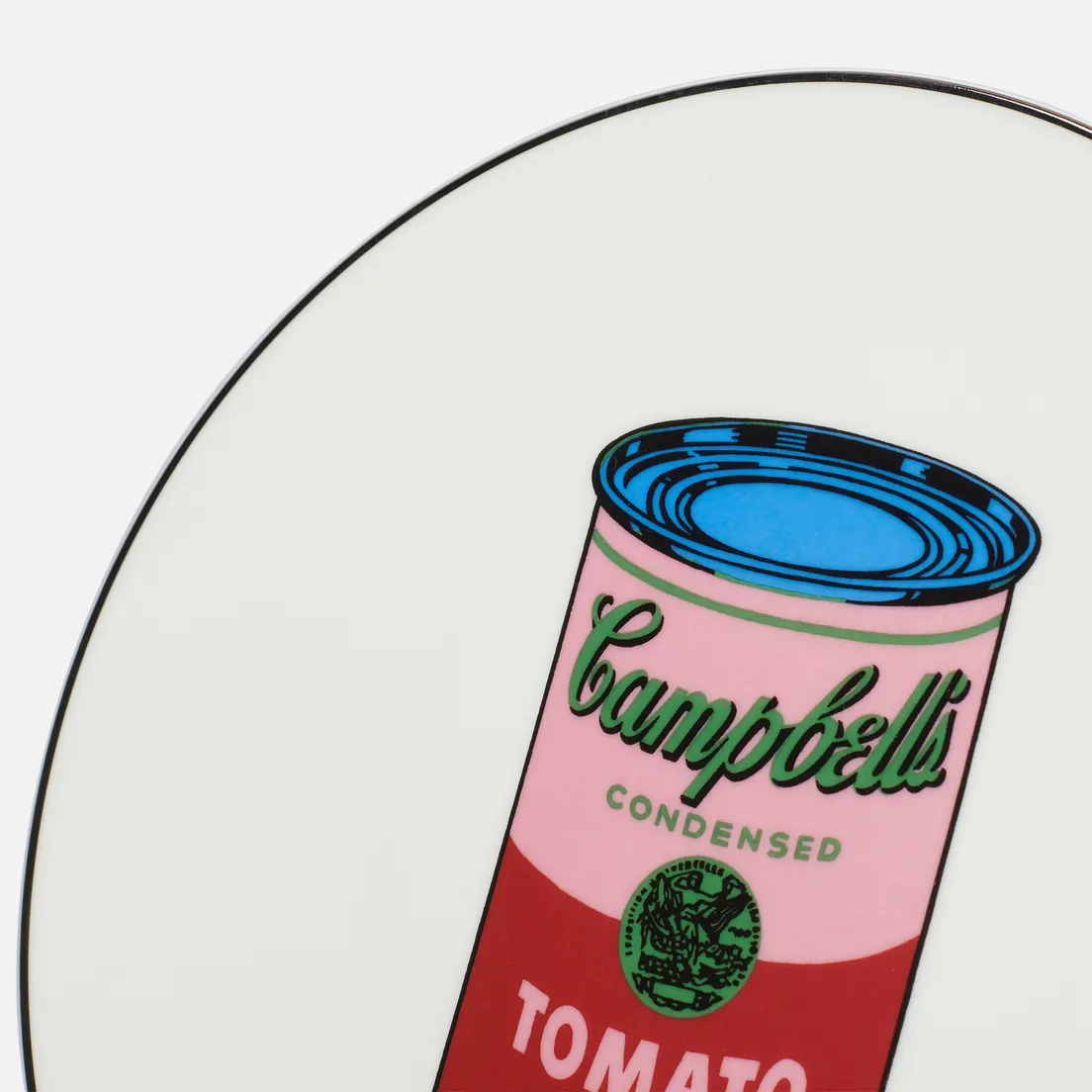 Ligne Blanche Тарелка Andy Warhol Campbell Red/Pink Large