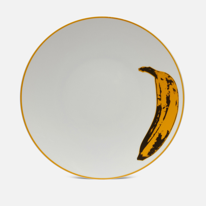 Ligne Blanche Andy Warhol Banana Large тарелка ligne blanche andy warhol pink marilyn medium