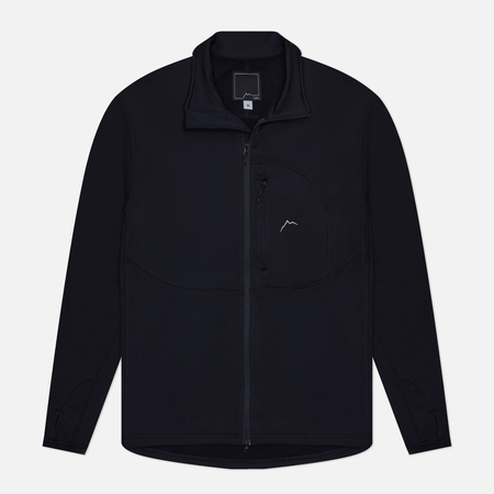 фото Мужская флисовая куртка cayl single pocket powergrid, цвет чёрный, размер s