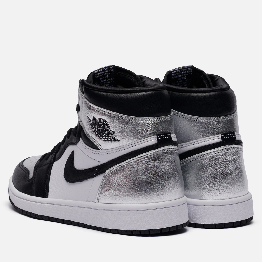 Jordan Мужские кроссовки Wmns Air Jordan 1 Retro High OG Silver Toe