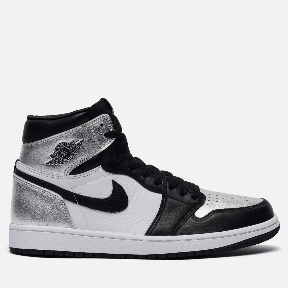 Jordan Мужские кроссовки Wmns Air Jordan 1 Retro High OG Silver Toe