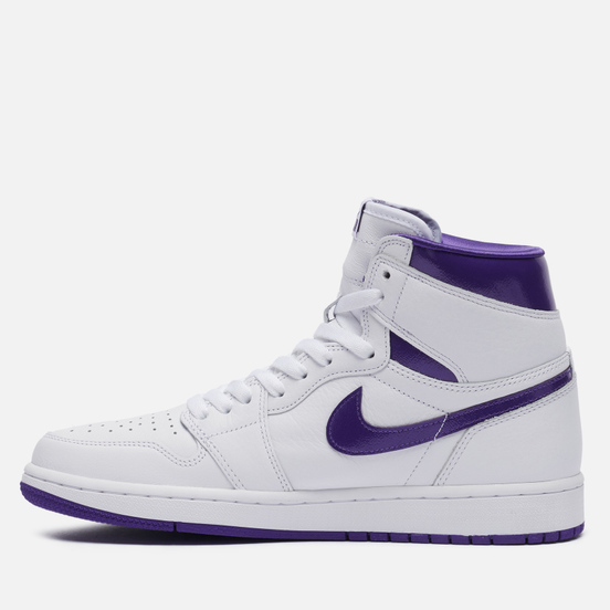 Мужские кроссовки Jordan Wmns Air Jordan 1 Retro High OG White/Court Purple