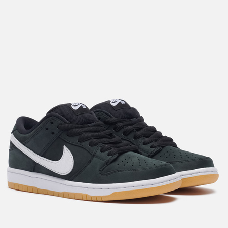 фото Кроссовки nike sb dunk low pro, цвет чёрный, размер 38.5 eu