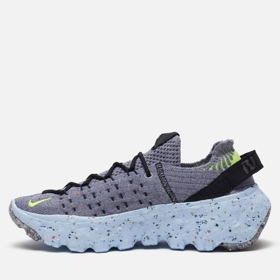 Женские кроссовки Nike Wmns Space Hippie 04 Grey/Volt/Black/Dark Smoke Grey