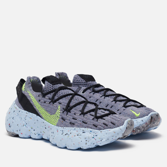 Женские кроссовки Nike Wmns Space Hippie 04 Grey/Volt/Black/Dark Smoke Grey