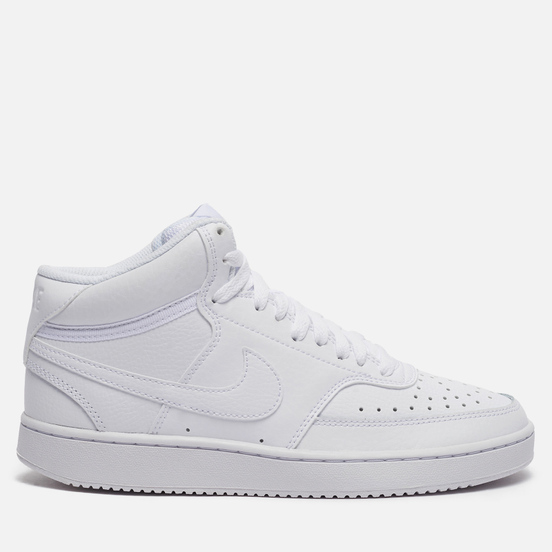 Женские кроссовки Nike Wmns Nike Court Vision Mid White/White/White