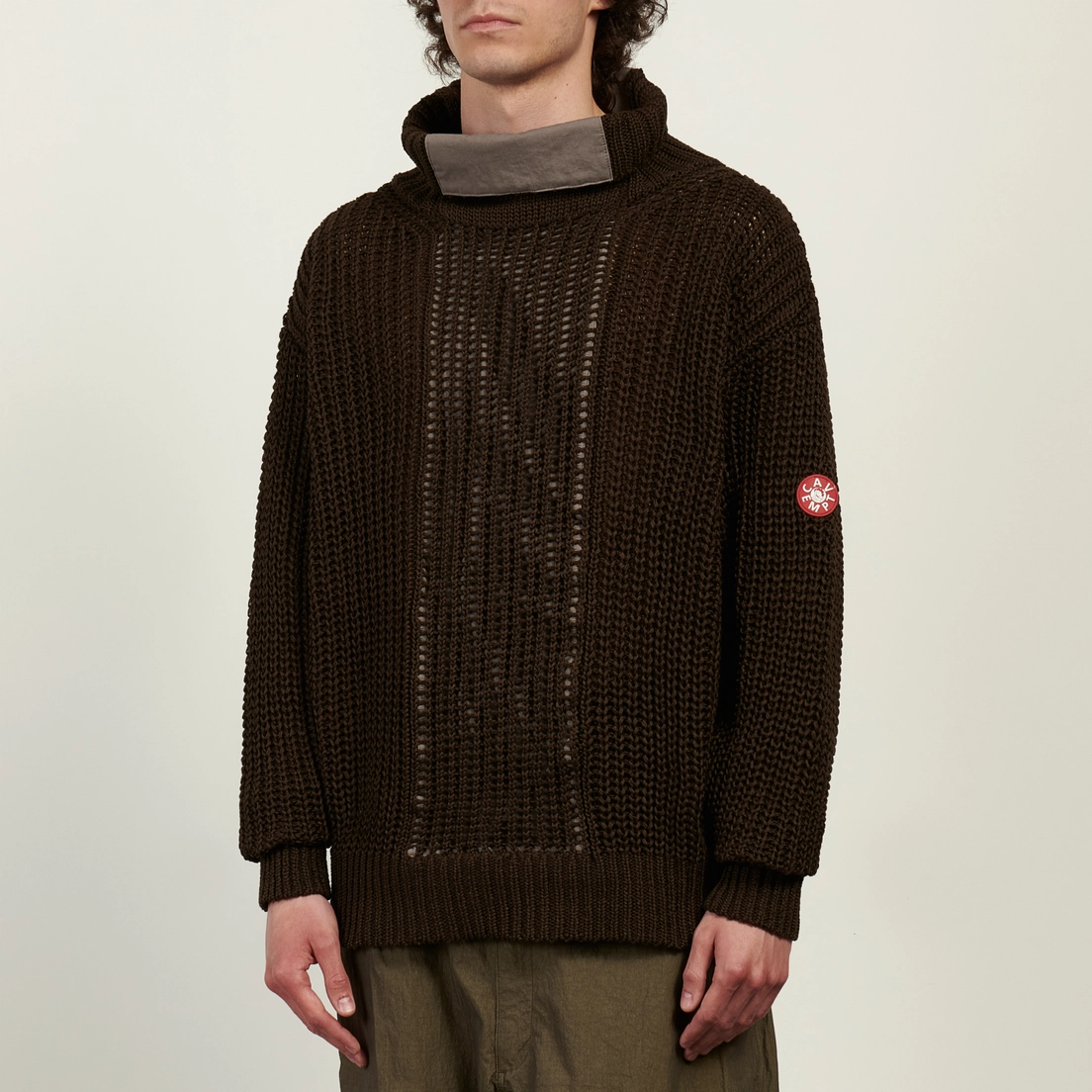 CAV EMPT Мужской свитер Twill Back Side Knit