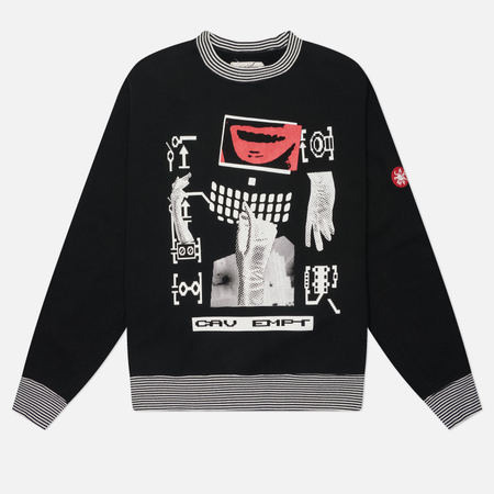 Мужская толстовка CAV EMPT Lips Display Crew Neck, цвет чёрный, размер L