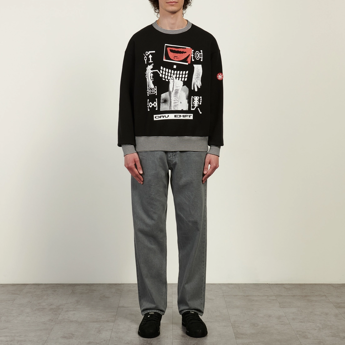 CAV EMPT Мужская толстовка Lips Display Crew Neck