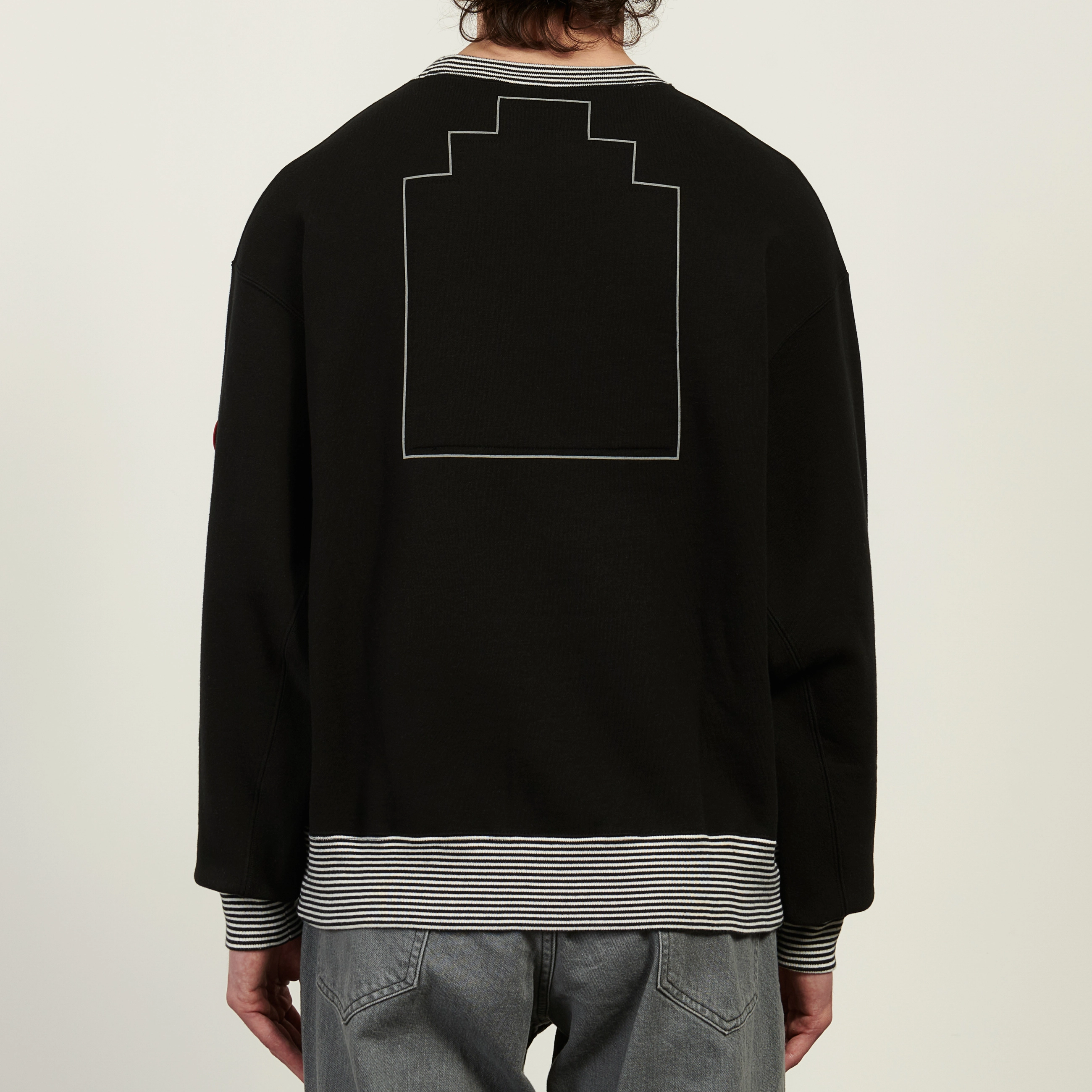 Мужская толстовка CAV EMPT Lips Display Crew Neck, CES28CS04 BLACK
