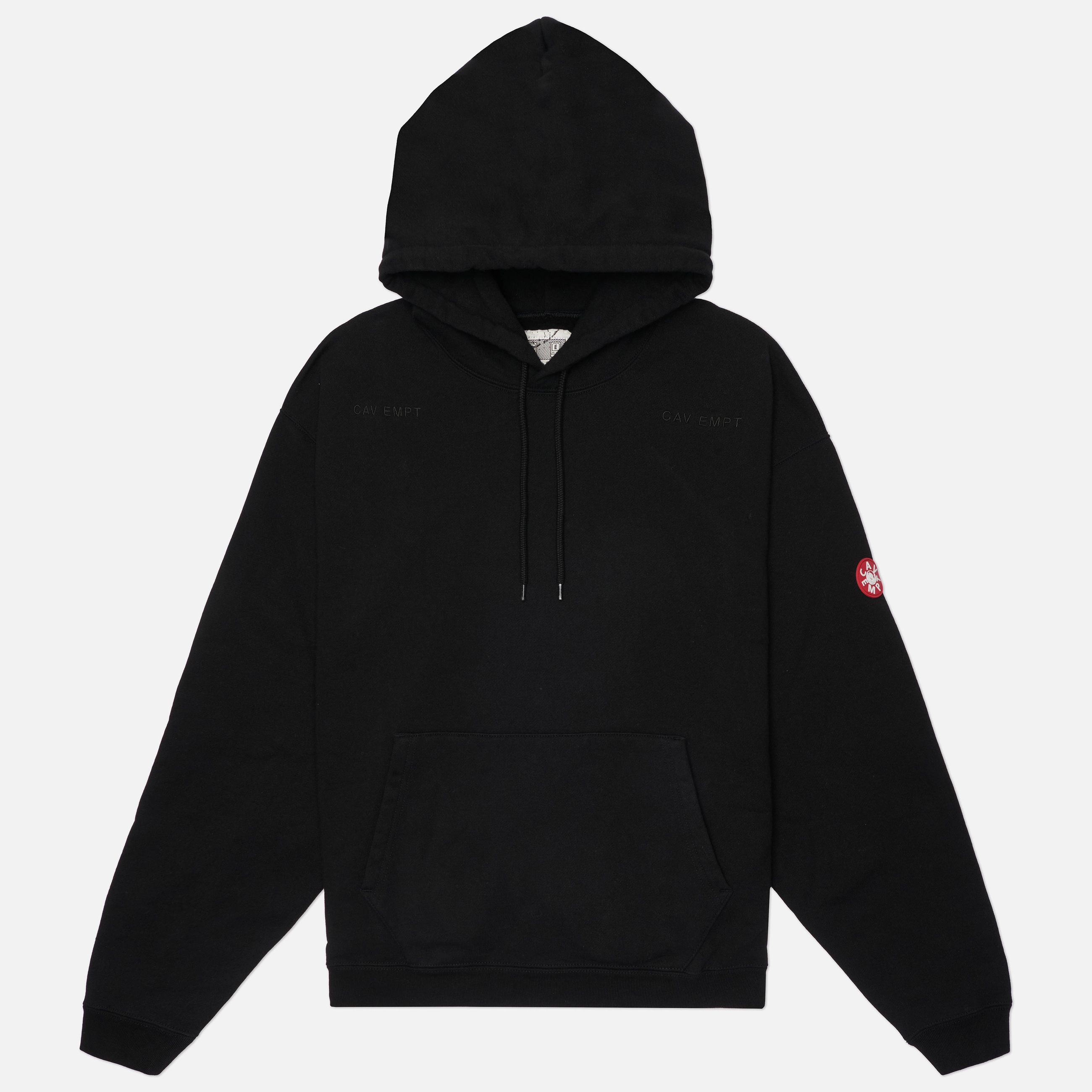 アクセサリー C.E Owner's Manual Cav Empt Мужская толстовка CAV EMPT Solid Loose Hoodie, CES28CS13 BLACK