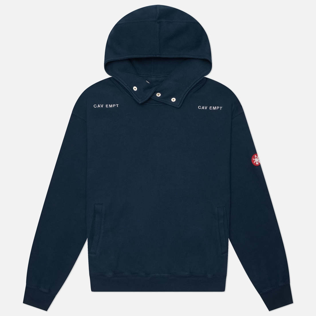 CAV EMPT Мужская толстовка Neck Snap Double Knit Hoodie