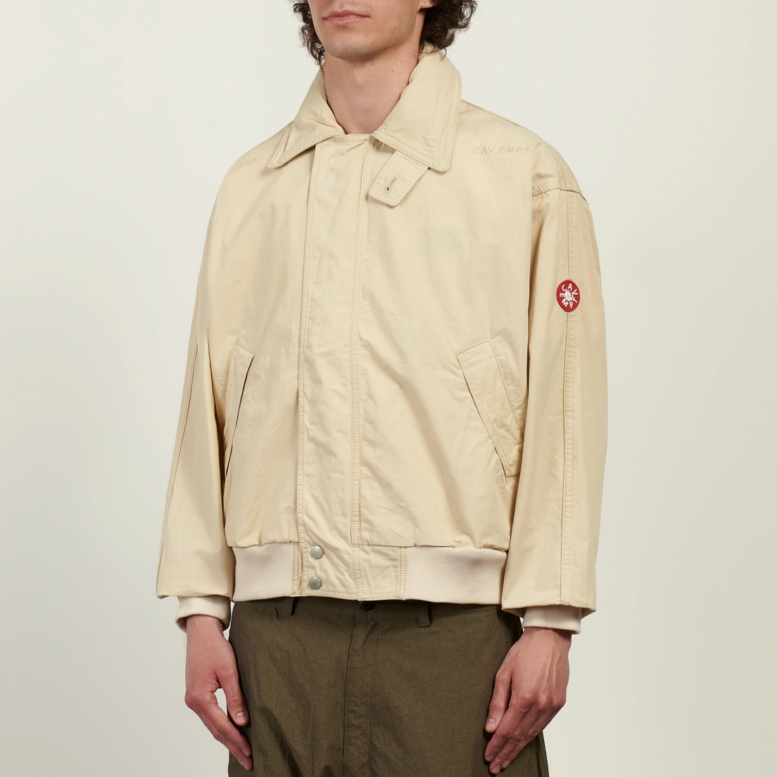 CAV EMPT Мужская куртка ветровка Washed Cotton Light Zip