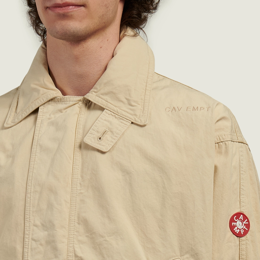 CAV EMPT Мужская куртка ветровка Washed Cotton Light Zip