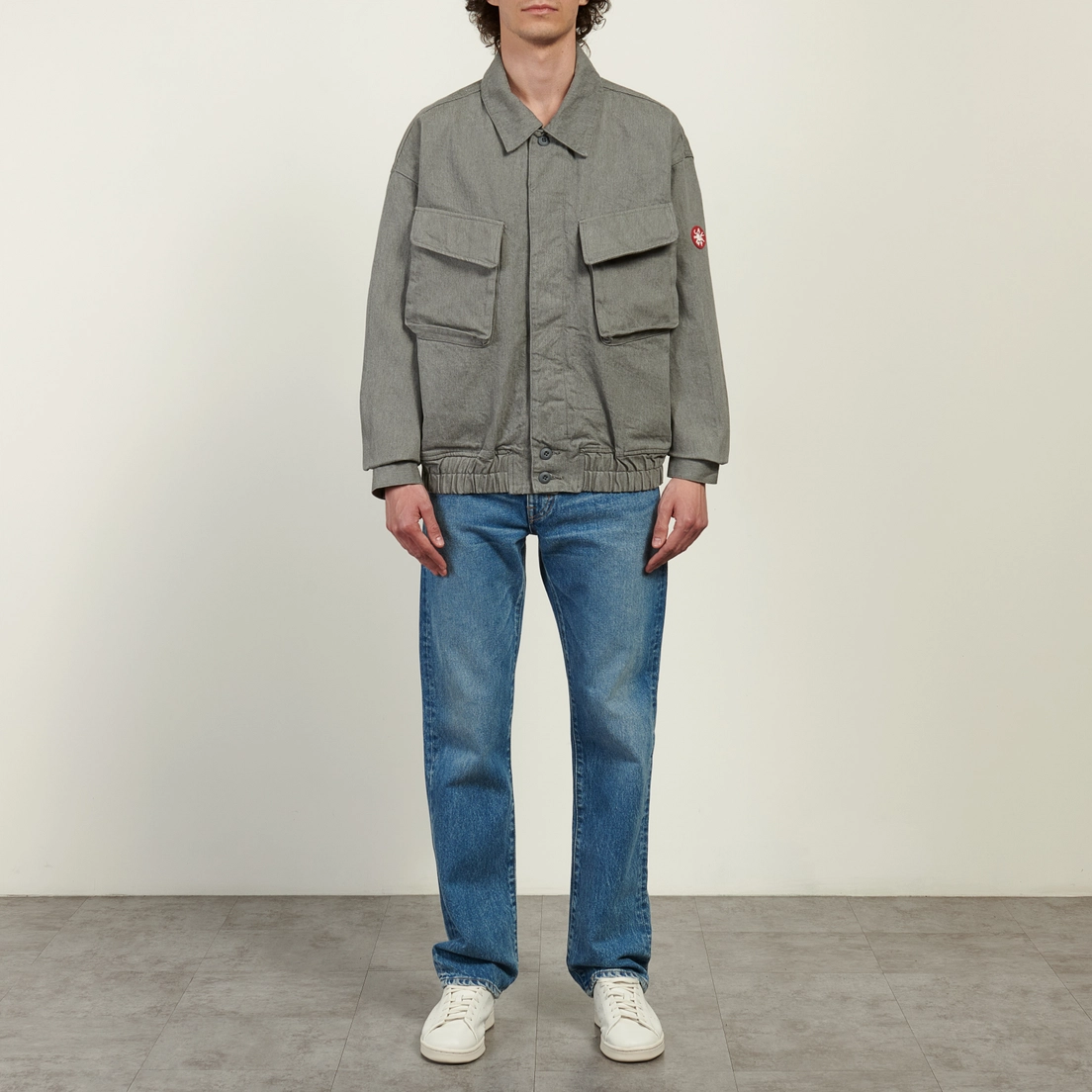 CAV EMPT Мужская куртка ветровка Ash Community Button