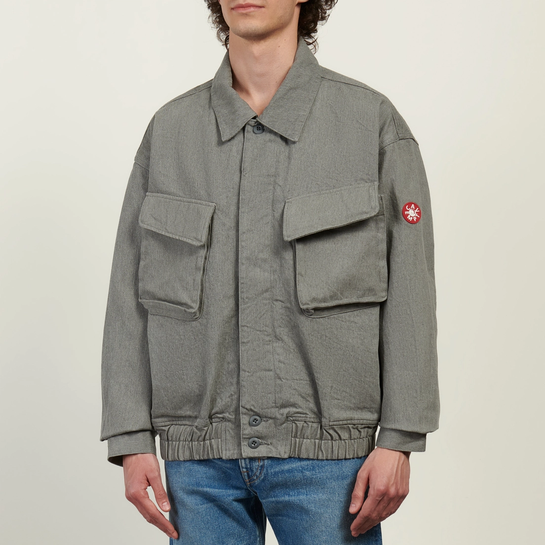 CAV EMPT Мужская куртка ветровка Ash Community Button