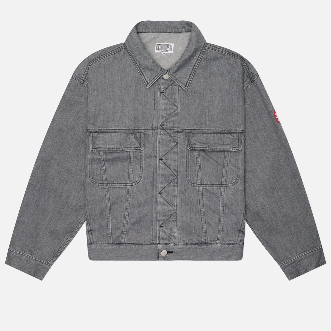 CAV EMPT Мужская джинсовая куртка Washed Black Denim Trucker