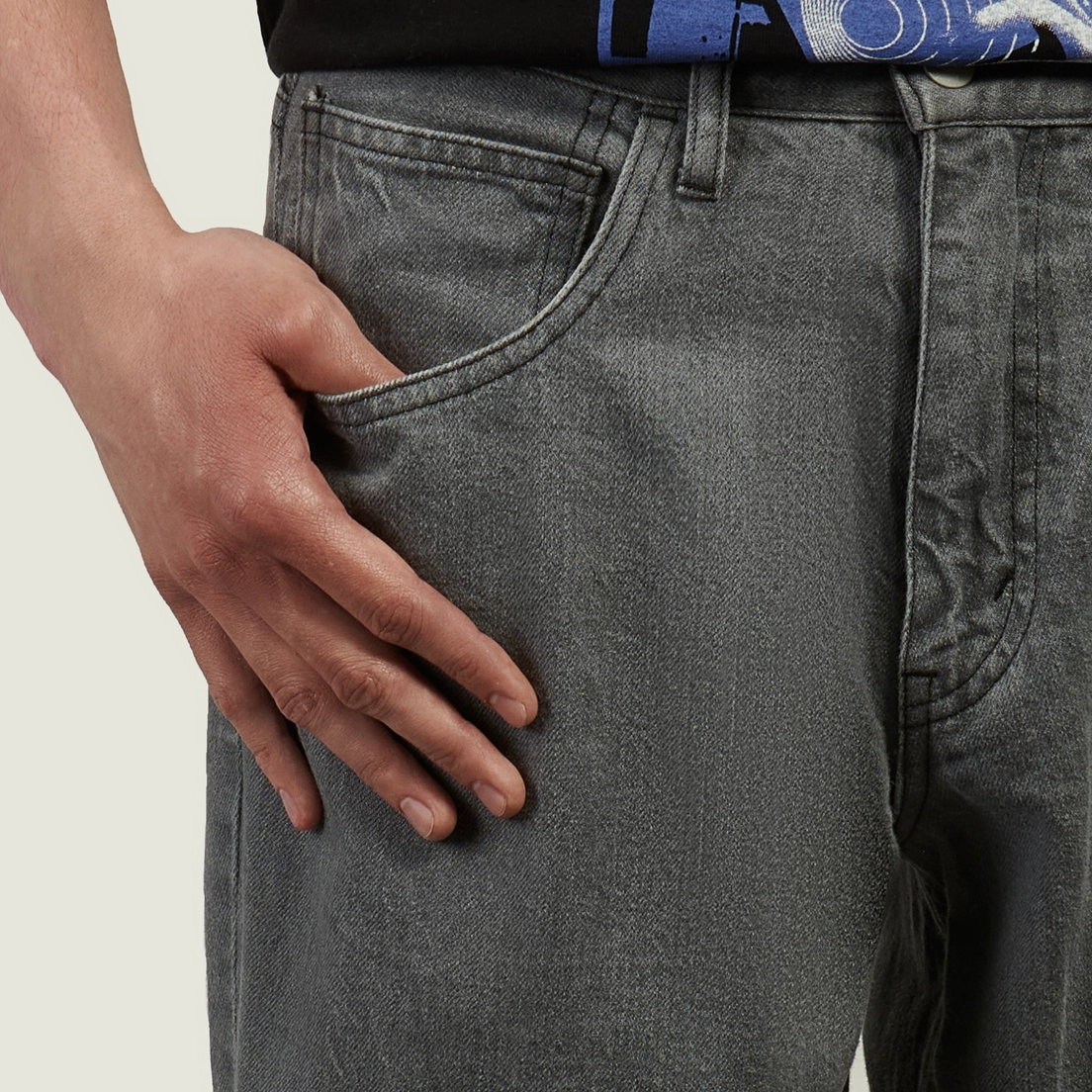 CAV EMPT Мужские джинсы 1992 Washed Black Denim