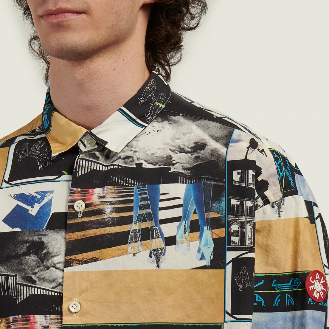 CAV EMPT Мужская рубашка MD Hilo Two Step