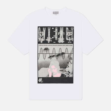 Мужская футболка CAV EMPT Universal Alienation, цвет белый, размер S