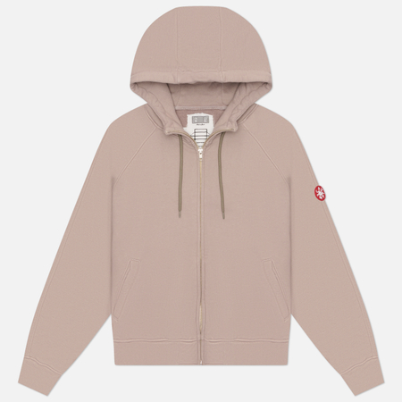 Мужская толстовка CAV EMPT Solid Big Heavy Zip Hoodie, цвет бежевый, размер S