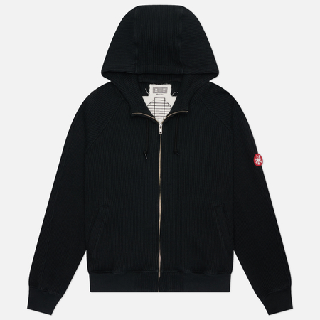 Мужская толстовка CAV EMPT Wide Rib Big Heavy Zip Hoodie, цвет чёрный, размер M