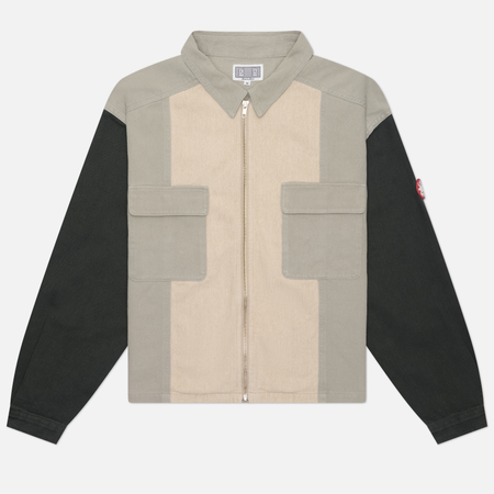 Мужская куртка ветровка CAV EMPT Stripe Cut Short Shirt, цвет серый, размер M