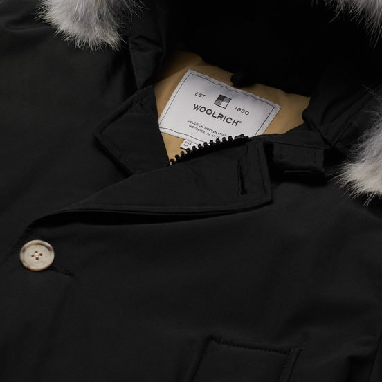 Мужская куртка парка Woolrich Arctic Detachable Fur New Black