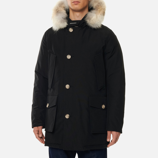 Мужская куртка парка Woolrich Arctic Detachable Fur New Black