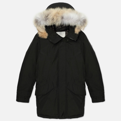 Мужская куртка парка Woolrich Polar High Collar Fur Black
