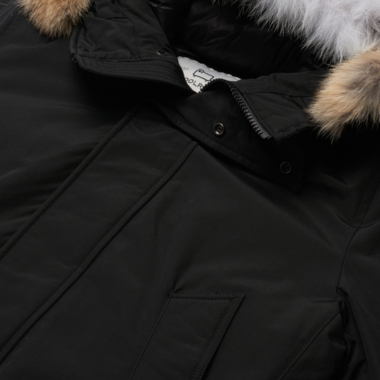 Мужская куртка парка Woolrich Polar High Collar Fur Black