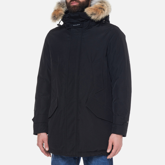 Мужская куртка парка Woolrich Polar High Collar Fur Black