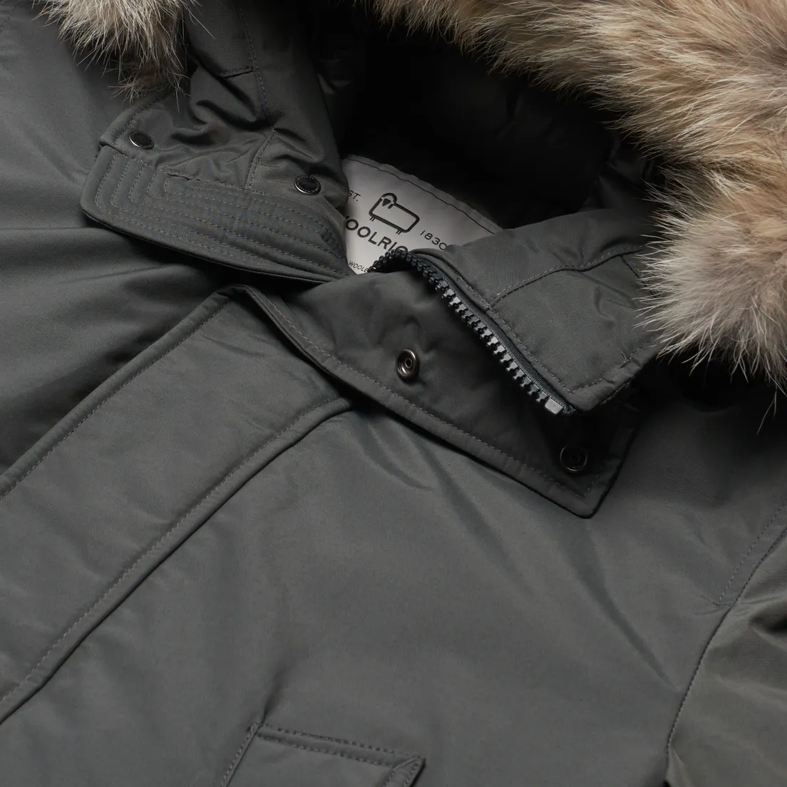 Woolrich Мужская куртка парка Polar High Collar Fur