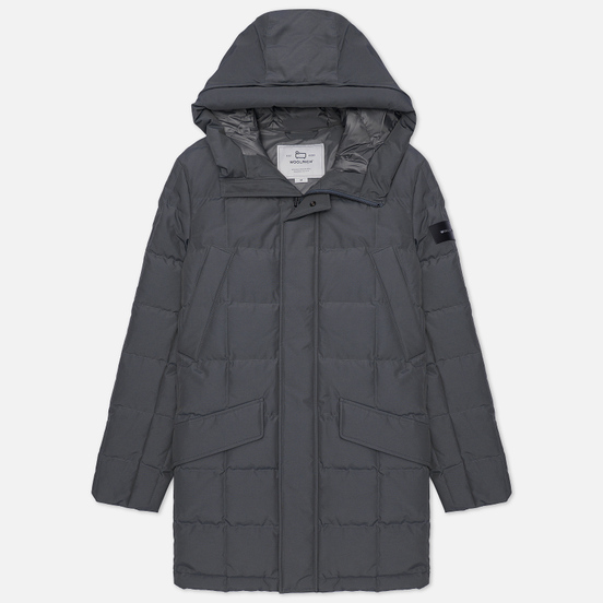 Мужская куртка парка Woolrich Blizzard Grey Shadow