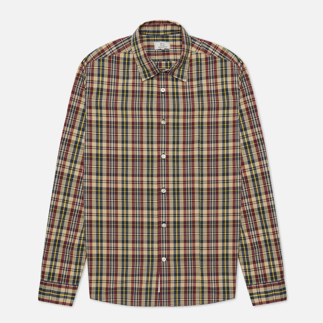 Woolrich Мужская рубашка Poplin