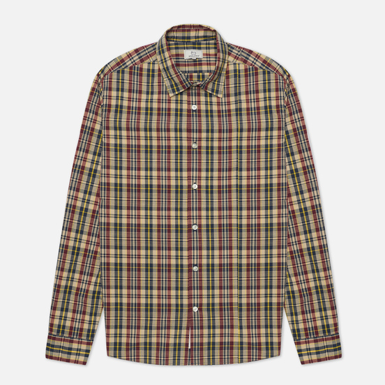 Мужская рубашка Woolrich Poplin Yellow Check