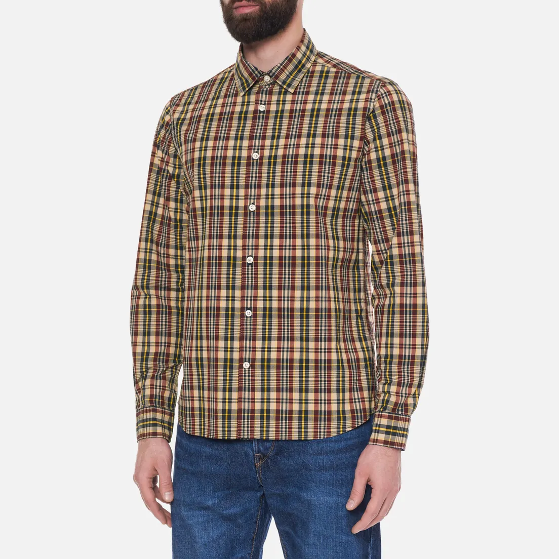 Woolrich Мужская рубашка Poplin