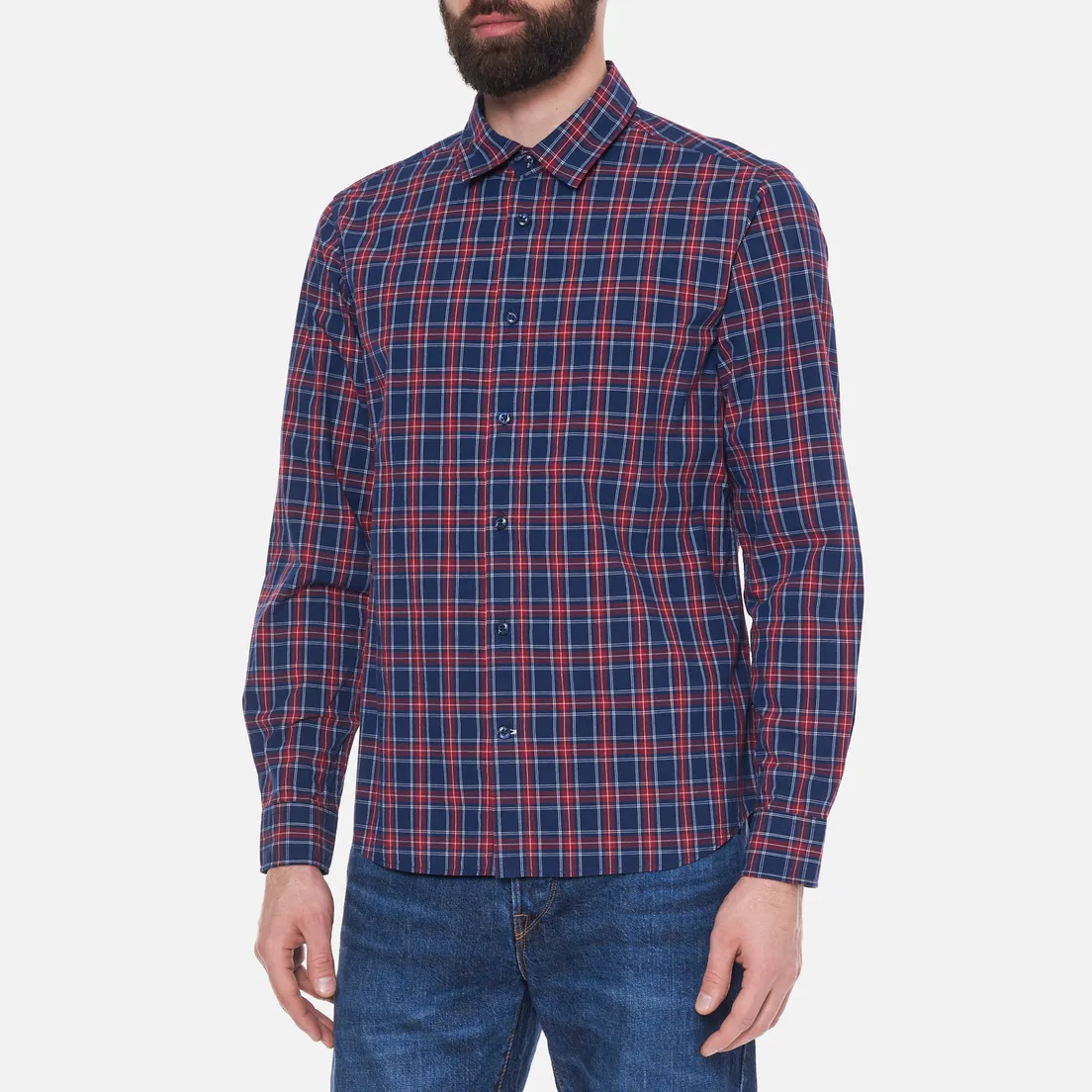 Woolrich Мужская рубашка Poplin