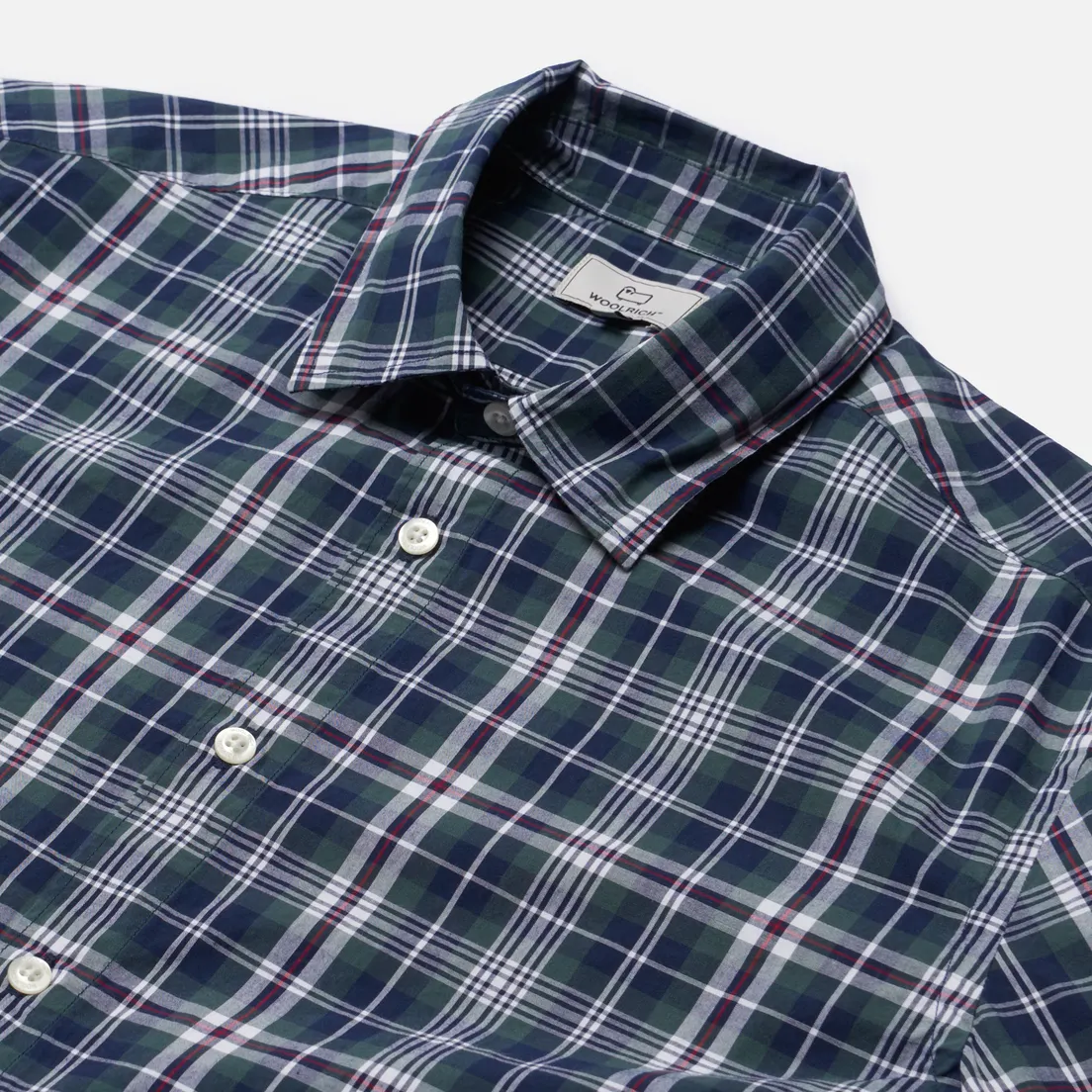 Woolrich Мужская рубашка Poplin