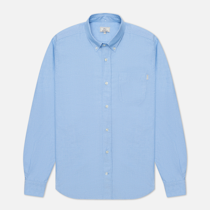 Мужская рубашка Woolrich, цвет голубой, размер XXL