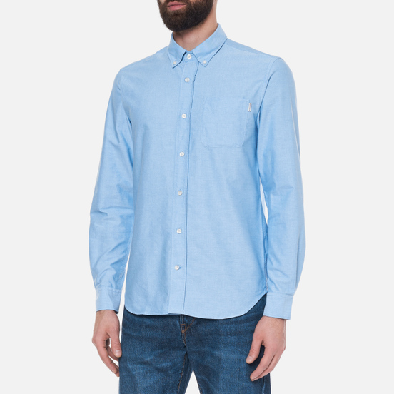 Мужская рубашка Woolrich Classic Oxford Light Blue