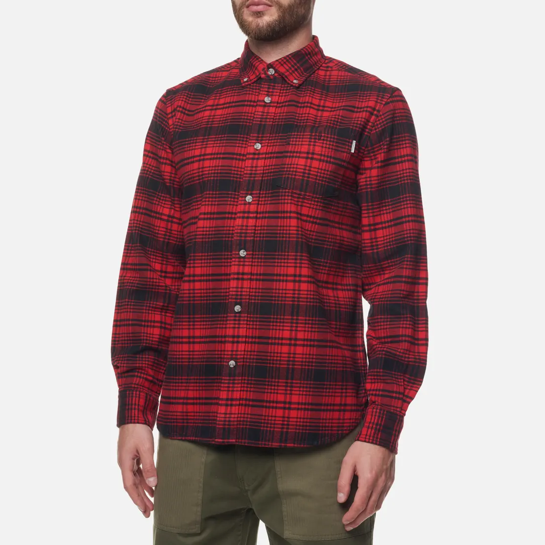 Woolrich Мужская рубашка Traditional Cotton Flannel