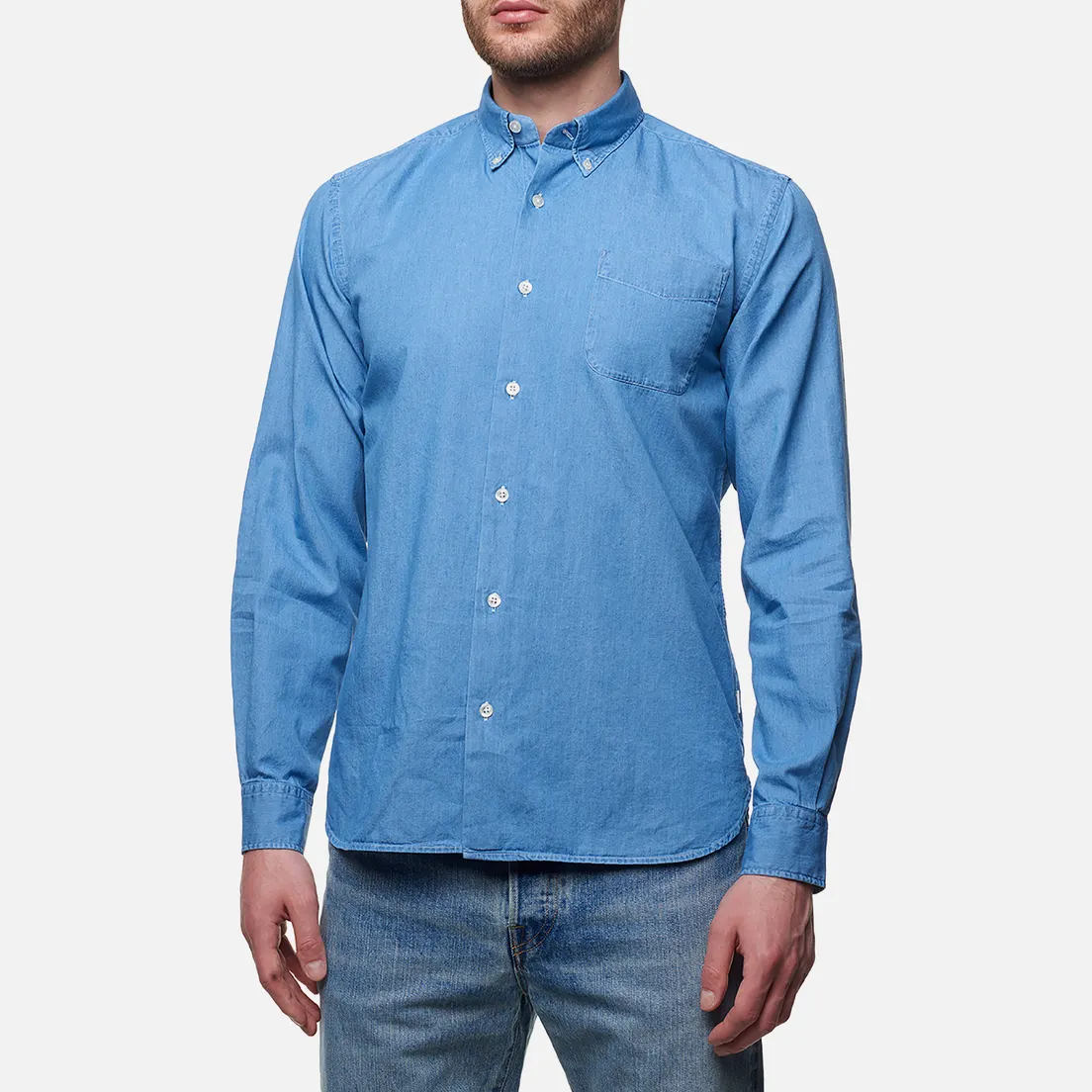 Woolrich Мужская рубашка Classic Indigo