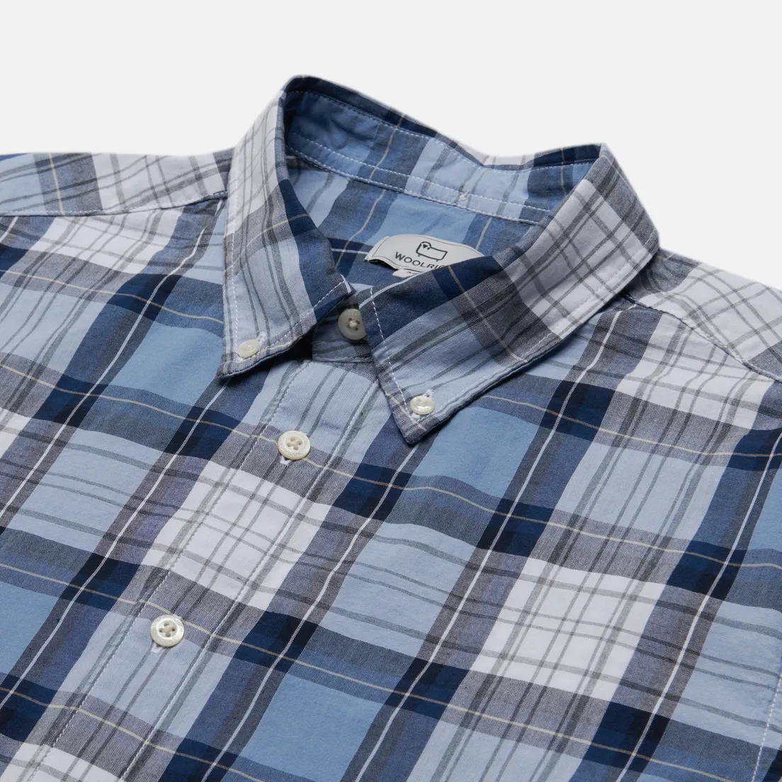 Woolrich Мужская рубашка Poplin Madras