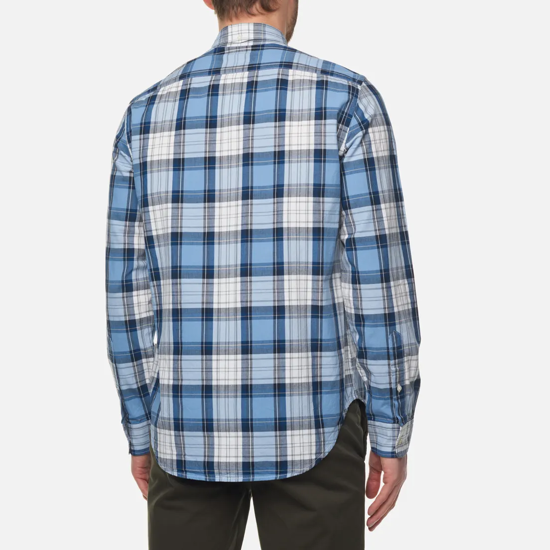 Woolrich Мужская рубашка Poplin Madras