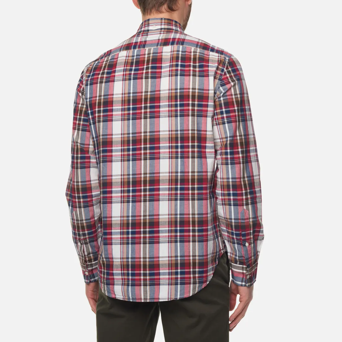 Woolrich Мужская рубашка Poplin Madras